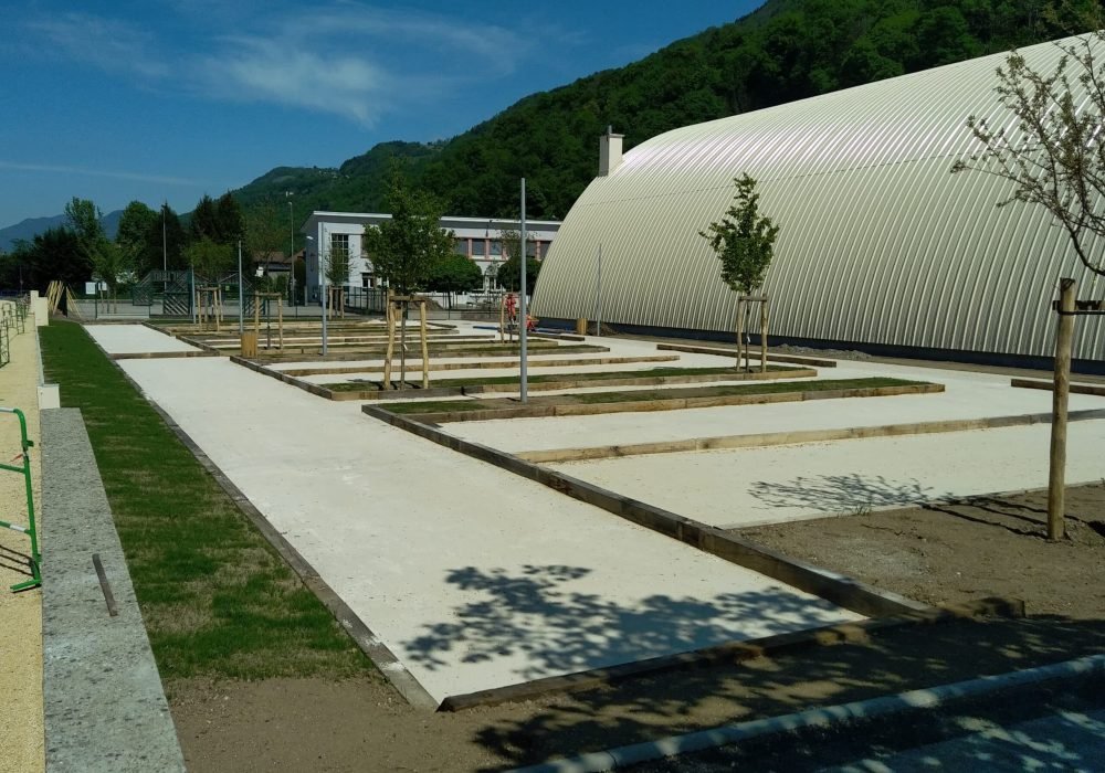Réaménagement des abords du Gymnase Réaménagement des abords du Gymnase