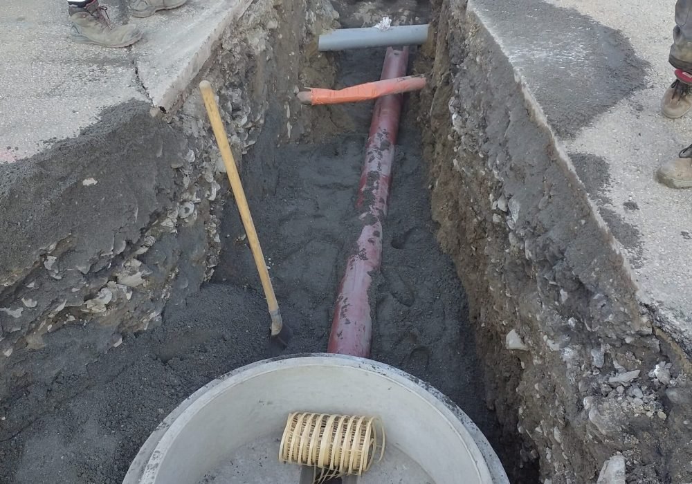 Assainissement et eau potable rue du Néziou Assainissement et eau potable rue du Néziou